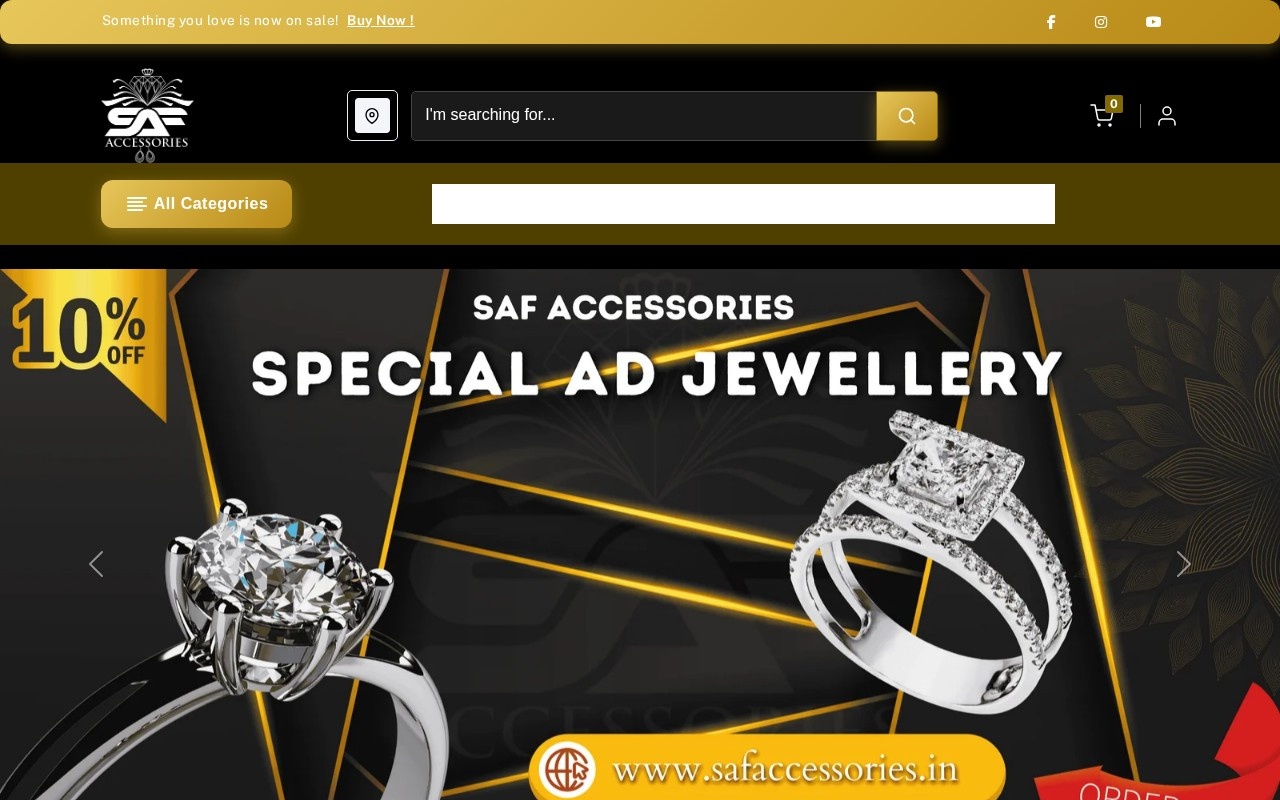SAF Accessories website preview